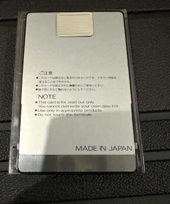 Roland D-50 PN-D50-00 Preset Data Card FantasiaSound Used - Japan