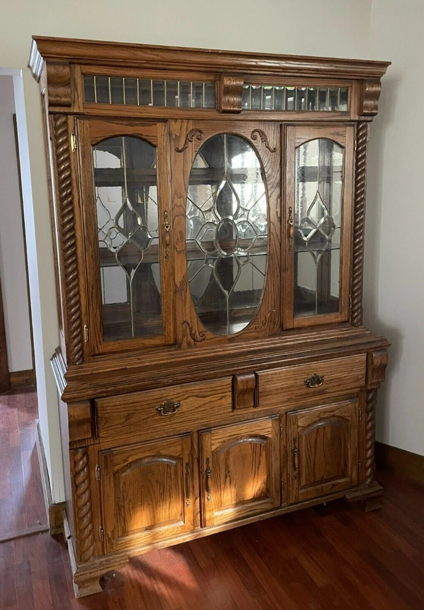 Solid wood 2024 china cabinet