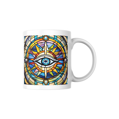 Psychedelic mug The Third Eye | All-seeing Eye Design