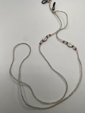 Eyeglass Chain Clear 18" Beaded Glasses Holder Strap