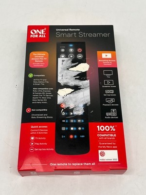 One for All Smart Streamer Universalfernbedienung URC 7945 Fern Schwarz #TK828A