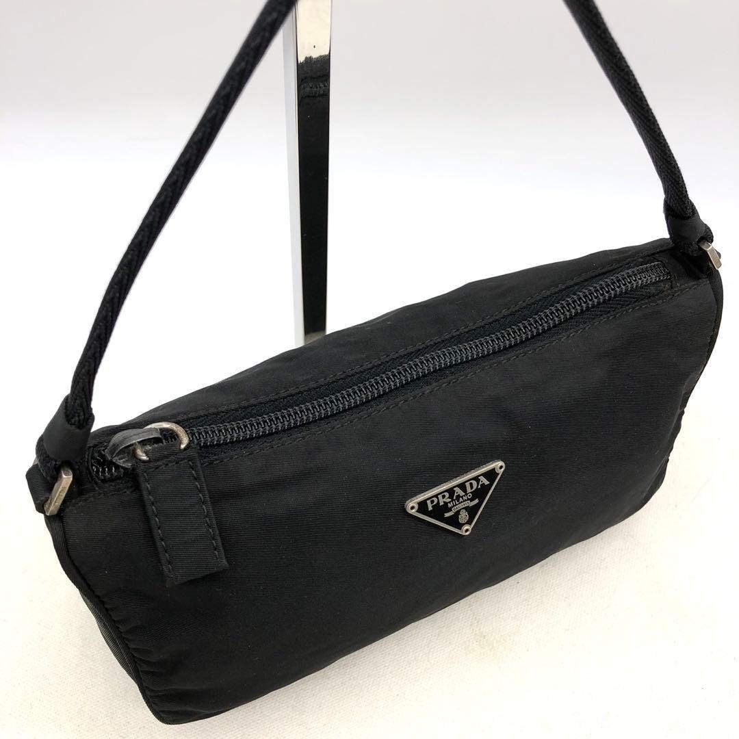 PRADA Accessory Pouch Pocono Triangular Logo Plat… - image 9