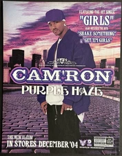 8.5x11 OG Rap Promo Ad Poster Cam’Ron Purple Haze 2004 Roc-A-Fella Girls