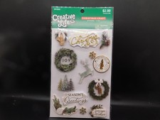 Creative life Christmas Craft Christmas Greenery 3D stickers 13pc