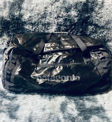 Patagonia Boston Duffel Bag Large Capacity Travel Black Outdoor Used | eBay
