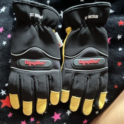 RefrigiWear Insulated Work Gloves Black/Yellow Medium MPN 0282