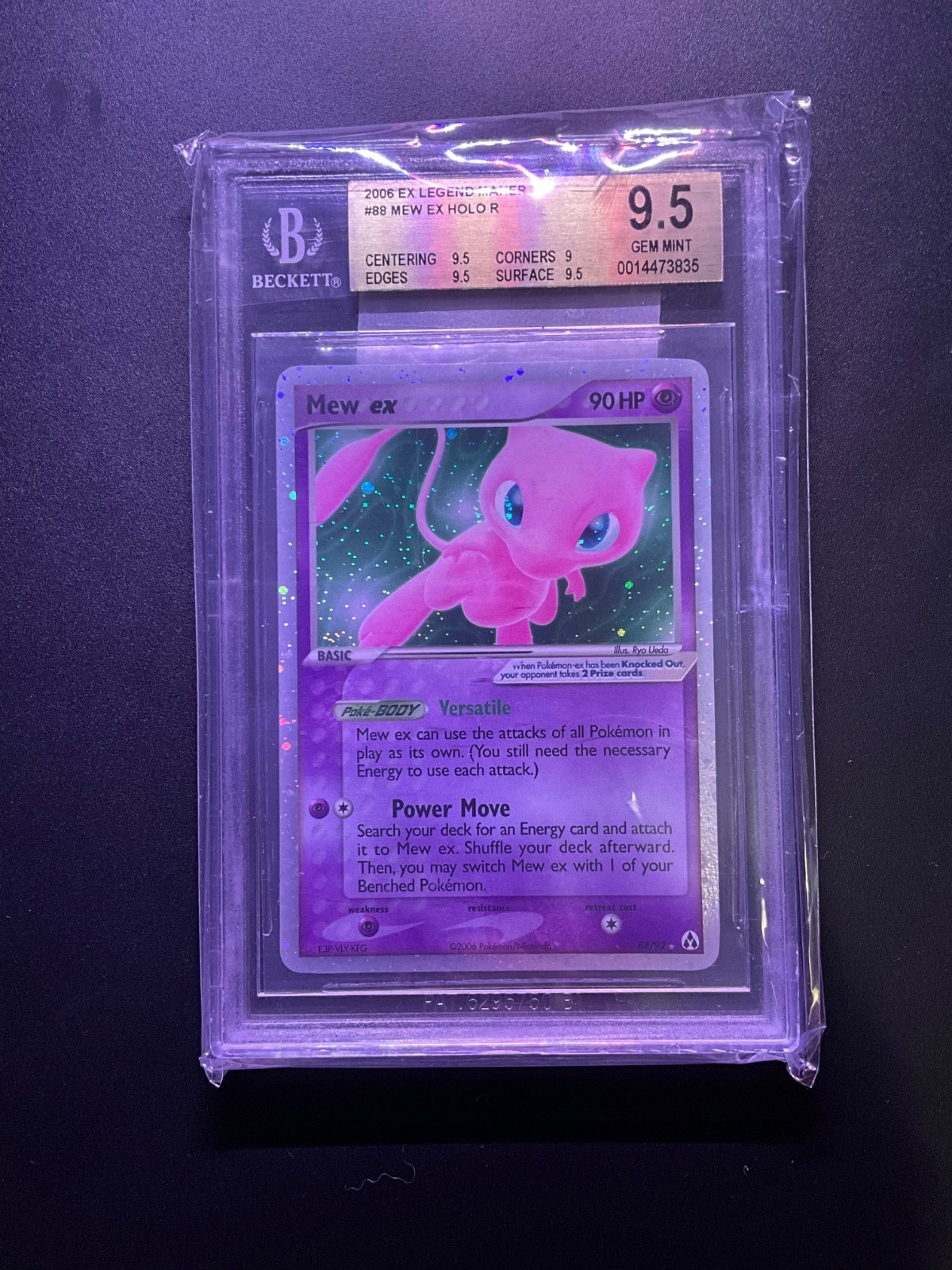 2006 EX LEGEND MAKER #88 MEW EX BGS 9.5