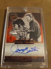James Burton 2006 Press Pass Elvis Lives ON-CARD AUTO #1 - BEAUTIFUL SIGNATURE!