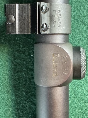 Burris Scout Scope 2-7x32mm, BTS Reticle #6, With Weaver Rings.