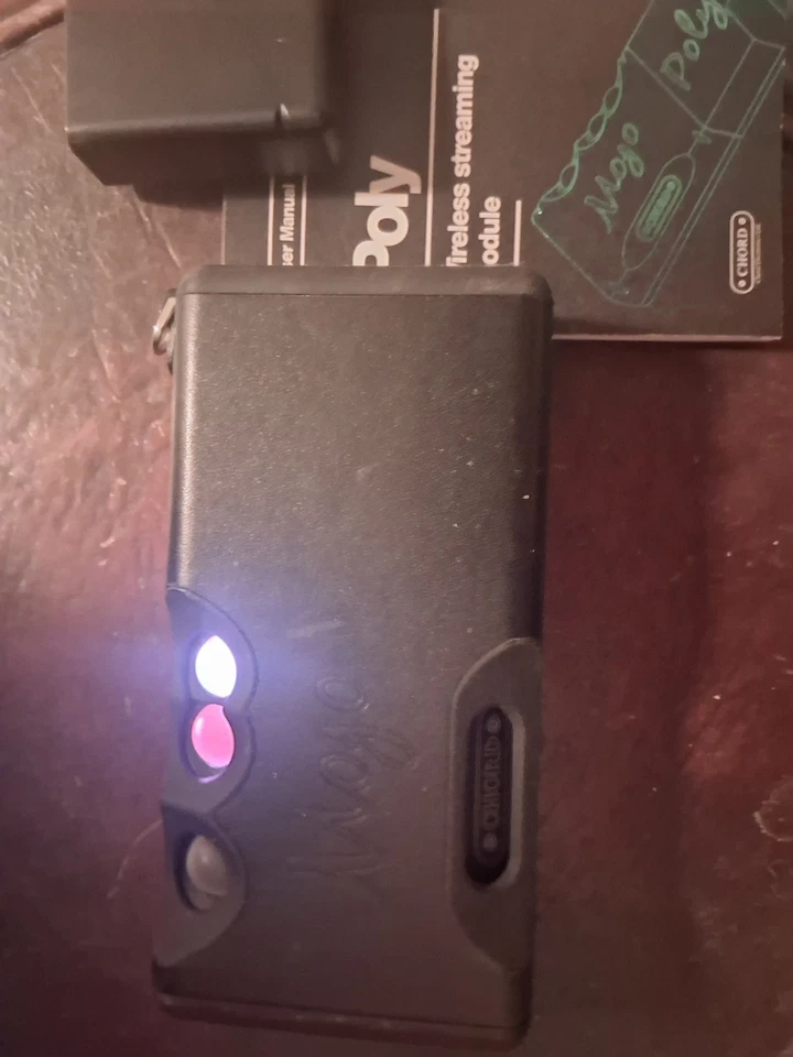 Chord Mojo+ Poly DAC Headphone Amplifier With POLY custom Leather Case With cord - Image 3 of 4