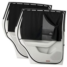 Car Window Shades Pack Magnetic Double Layer Window Shade for Baby 2 Black Rear