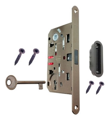 Magnetic Lock POLARIS TERMS AND CONDITIONS with Front 18 x 196 mm INTER. 90 ENTR. 50, Sch...