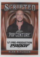 2025 Leaf Metal Pop Century Scripted 1/1 Alan Ritchson #S-AR1 1e8j