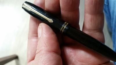 Füllfederhalter Füller Kolbenfüller ROWE Point Iridum 50er Jahre