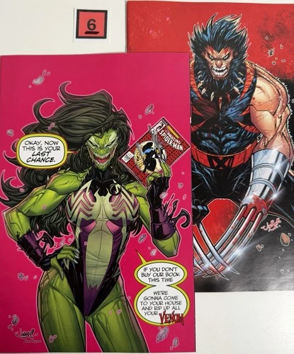 WEAPON X-MEN #1 1:100 JONBOY VIRGIN VARIANT MARVEL COMICS Lot 2