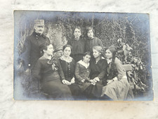 FOTO DI GRUPPO PRIMI 900 VECCHIA FOTOGRAFIA OLD PHOTOGRAPH