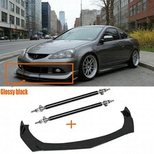 For Acura Rsx Type-s 2002-2006 Front Bumper Lip Spoiler Splitter Strut Rods Us