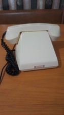 Vintage USSR Soviet Telephone TA-68 1960s/80s Ivory No Dial Direct Line Phone