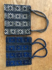Beaded evening bags Blues, blacks, silvers, teal greens. fully lined. Fashion