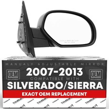 Passenger Side Mirror Compatible With 2007-2013 Chevrolet Silverado 1500 2500...
