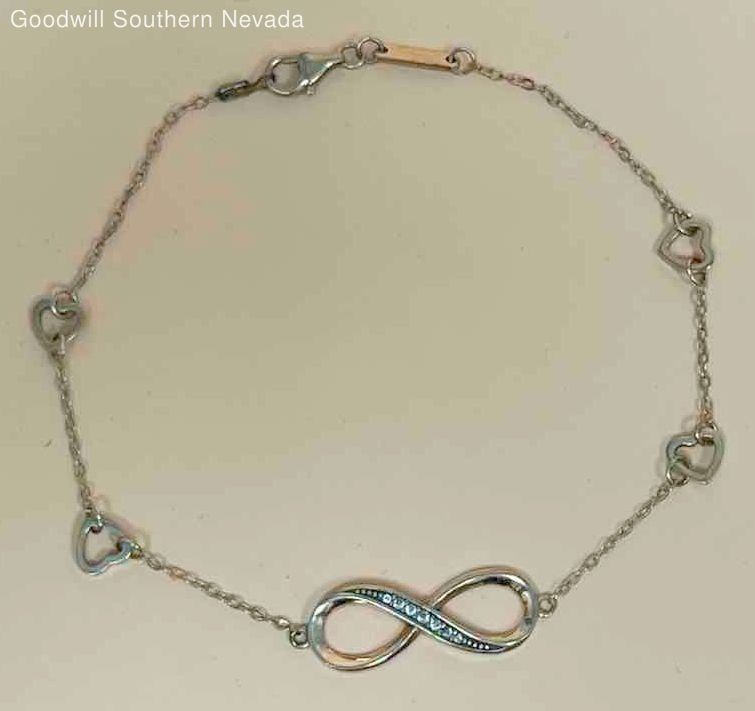 8.75" Infinity Chain Anklet - image 1