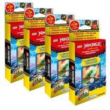 LEGO Ninjago Serie 11 Trading Cards Alle 4 verschiedenen Blister