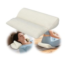 Meditation Cushion for Sitting on Floor, Organic Yoga Bolster Pillows White M...