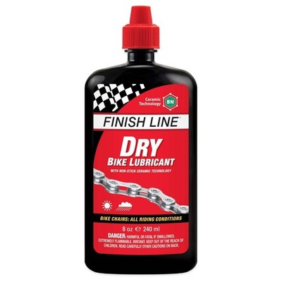 Finish Line Dry Chain Lube 8oz 240ml (Ceramic Tech)