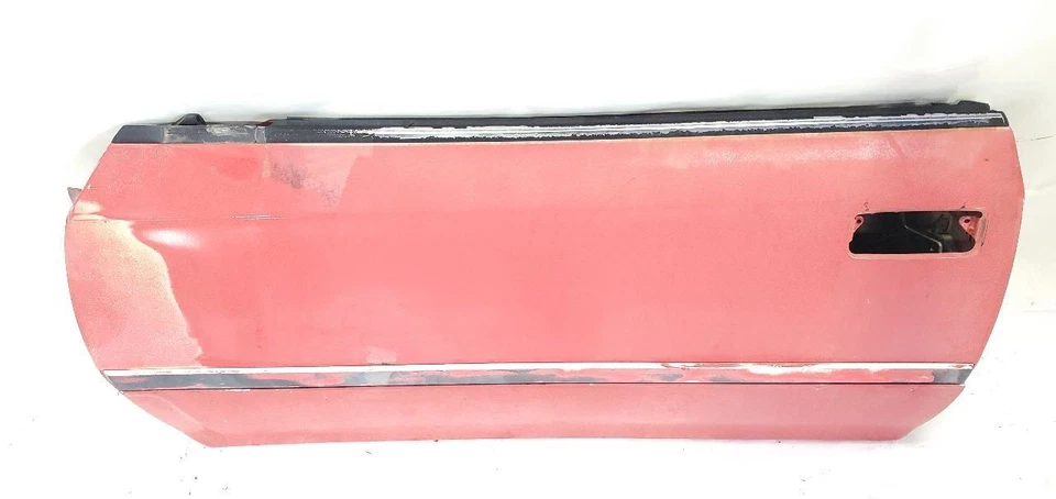 1988 1989 Toyota Celica All Trac OEM Red Front Left Bare Door Shell  - Image 4 of 4