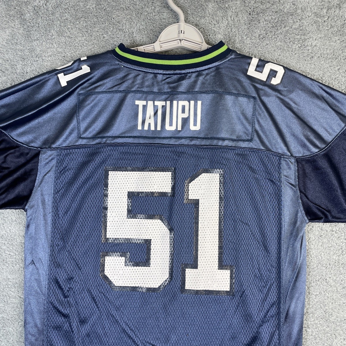 VTG Seattle Seahawks Jersey 42'' Chest Tatupu 51 Reebok On