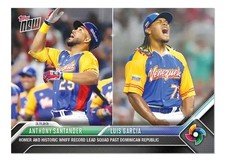 2023 Topps Now WBC-23 Venezuela Anthony Santander HR Luis Garcia Whiff Record PS