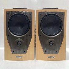 Mission M72 2-Way Bookshelf Speakers Audio Reflex Hifi Stereo Beech Wood Finish