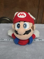 Vintage 1997 BD A Nintendo Super Mario 64 Mario Bean Bag Plush Doll