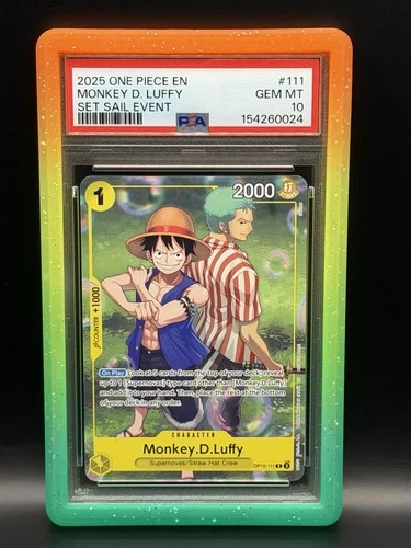 Monkey.D.Luffy (Learn Together Deck Set - Set Sail Event) OP10-111 PSA 10
