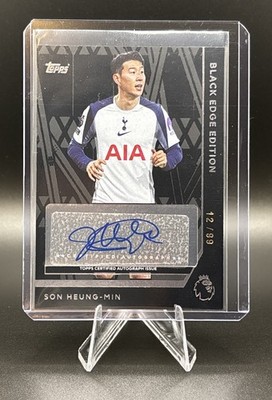 Heung-Min Son 2025-26 Topps Premier League Auto /99 Black Edge