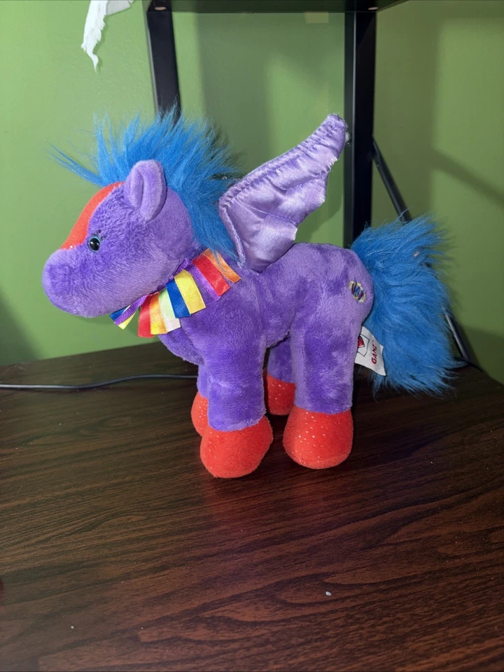 Webkinz Rainbow Pegasus No Code Stuffed Animal Ganz - Image 2 of 4