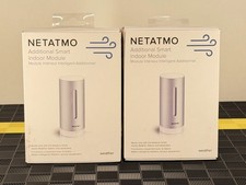 2x Netatmo NIM01-WW zusätzliches Innenmodul in OVP für Wetterstation