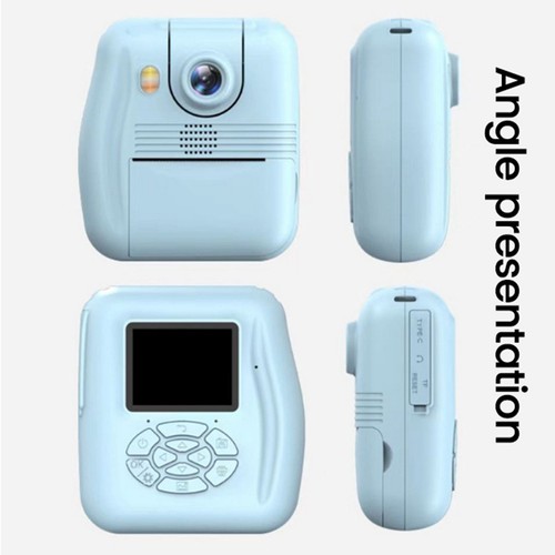 Flip Lens Kids Portable Printer Thermal Stickers Printers Multi-Function2353 - Photo 3/8