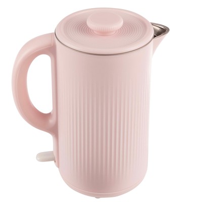 Electric Kettle Rapid Boil Steel Interior Auto Shut Off Counter Top Water Heater