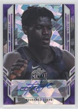 2021 Leaf Metal Portrait Purple Crystals 14/20 Mouhamed Gueye #PA-MG1 Auto 8d2