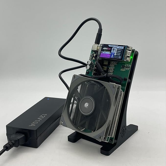 Bitcoins Miner NerdQaxe++ 4.8TH/s 4X BM1370 ASIC 2.4G WiFi 78W BTC Lottery Crypt