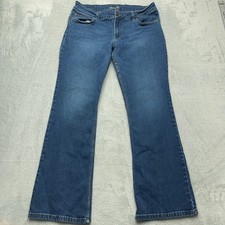 Wrangler Women's Boot Cut Jeans Blue Denim Medium Wash Size 10