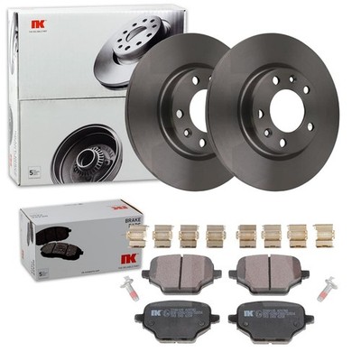 NK BREMSSCHEIBEN 268mm + BREMSBELÄGE HINTEN passend für CITROËN BERLINGO
