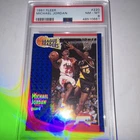 Fleer 1991-92 Michael Jordan League Leaders #220 PSA 8 Bulls Basketball Card