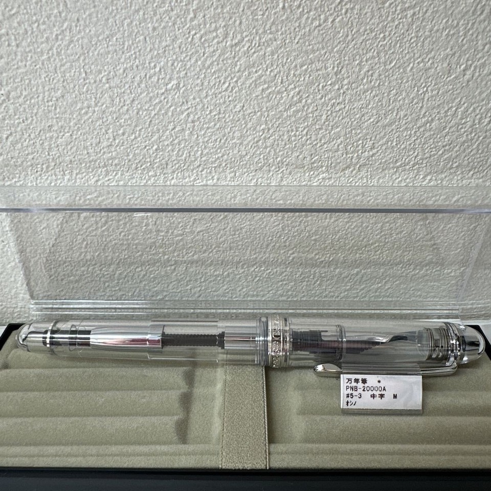 Free shipping [Trial writing only, cleaned] Platinum fountain pen #3776 ...