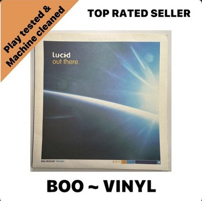 LUCID  ''OUT THERE'' 12'' PROMO DOUBLE VINYL DELIRIOUS PROG TRANCE EX / VG+