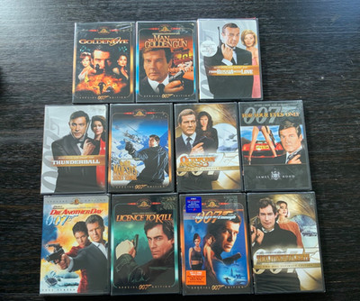James Bond 007 - 11 DVD Movies - All Are New Sealed - Free Shipping