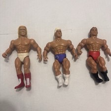 Vintage 1985 Remco AWA Wrestling Action Figures Lot Hulk Hogan Ric Flair Von Eri