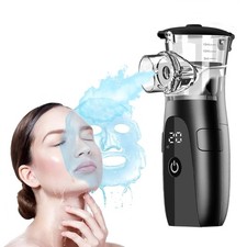 Rechargeable Nano-Mist Facial Steamer Cold Spray Hydrating Skin Beauty Tool