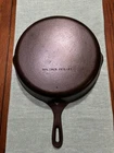 Beautifully Restored Vintage #10 Unmarked Wagner Cast Iron Skillet